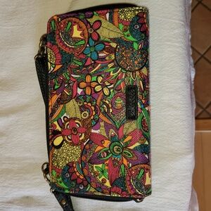 Sakroots Vibrant Floral‎ Crossbody Bag